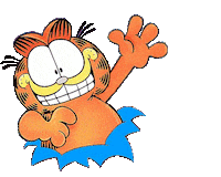 Cat Garfield Sticker