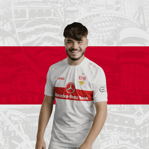 Football Smile GIF by VfB Stuttgart