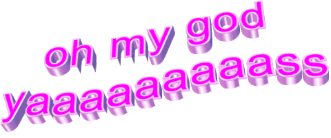 Oh My God Yes Sticker by AnimatedText