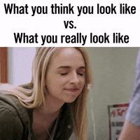 what you think you look like vs what you really look like season 2 GIF by AwesomenessTV