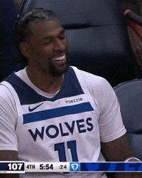 Happy Smile GIF by Minnesota Timberwolves