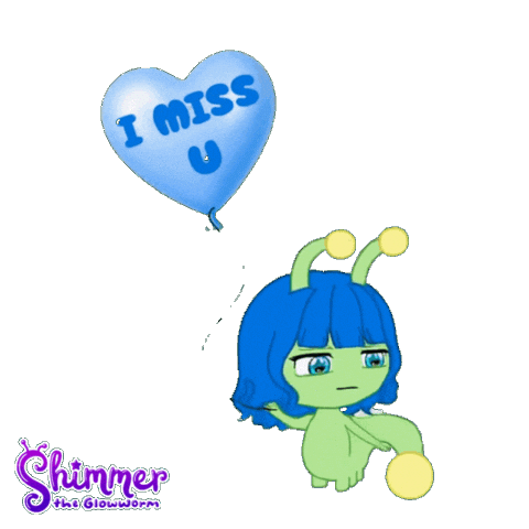 Sad I Miss You Sticker by ShimmertheGlowworm