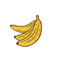 piccola_erin bananas studiopiccola erincunningham Sticker