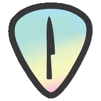 Rock And Roll Knife Sticker by tagrestaurantgroup