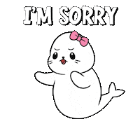 Sorry Forgive Me Sticker by Sappy Seals