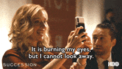 Cant Look Away Kieran Culkin GIF by SuccessionHBO
