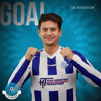 Voetbalvereniging_Scherpenzeel voetbal bal blauwwit hoofdklasse GIF