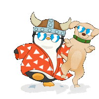 Best Friends Dancing Sticker by Pudgy Penguins