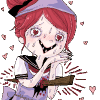 In Love Hearts Sticker