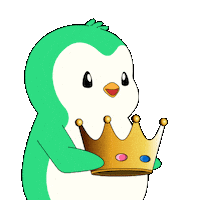 Penguin Win Sticker by Abster