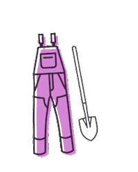 wonderofsoil shovel soil wonderofsoil fortheloveofsoil Sticker