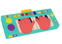 Happy Rainbow Sticker by cecy meade