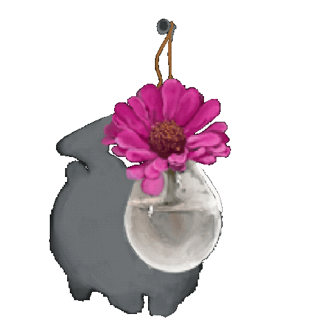 Pink Flowers Sticker