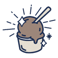 ampersandicecream ice cream california fresno ice cream shop Sticker