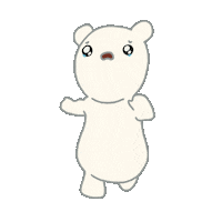 Happy Polar Bear Sticker by Kennymays