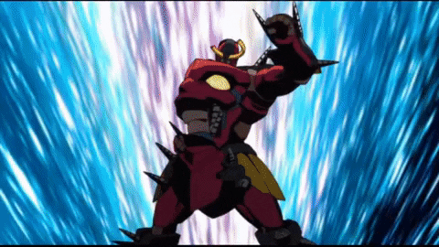 ayayayyy giphygifmaker gurren lagann GIF