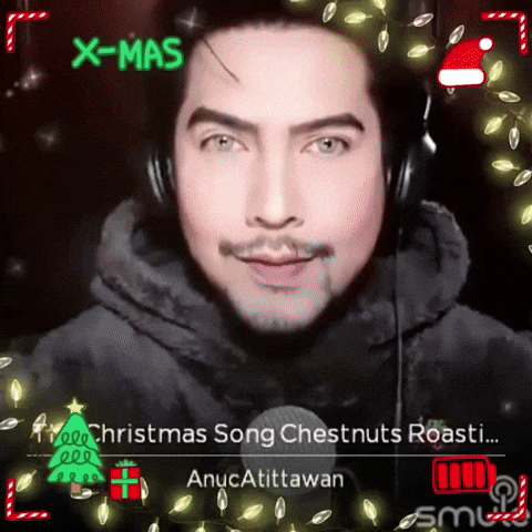 Christmas Song Smile GIF by Respective