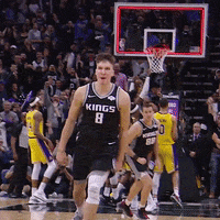 yell bogdan bogdanovic GIF by Sacramento Kings