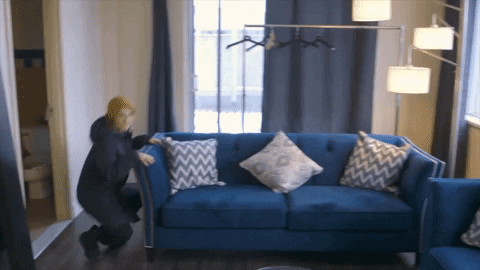 Gif Coussin canapé