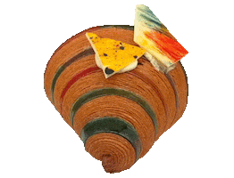rainbow croissant Sticker by foodbabyny