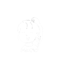 r5dh84bmyqLUANWENTINGMIA white 白 luan maxine Sticker