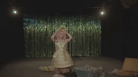 pink dress up GIF by Jessica Lea Mayfield