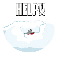 Get Me Out Help Sticker by Pudgy Penguins