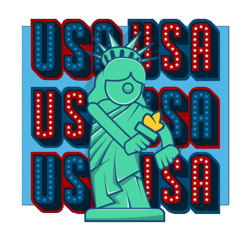 United States Dancing Sticker by Animanias