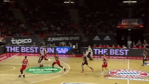 slam dunk GIF by FC Bayern Basketball