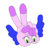 Fly Hand Sticker by BIMBA Y LOLA