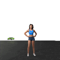 Shorts Car Girls Music Awards Alone Together Metaverse Internet Dance Lol Heart Steam Omg Sticker by Robodrone