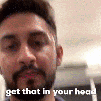 Get That In Your Head GIF by Digital Pratik ™