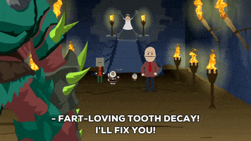 monster talking GIF by South Park 