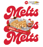 Melts Sticker by PizzaHutID