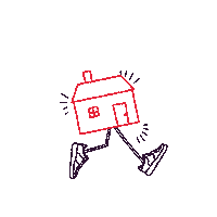 Illustration House Sticker by SSU