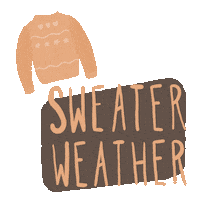 Sweater Weather Winter Sticker