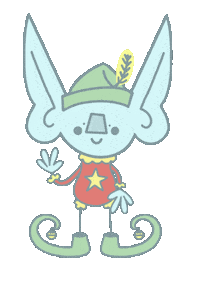 Excited Christmas Tree Sticker