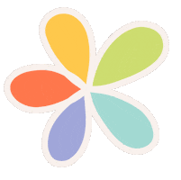Rainbow Blinking Sticker by Demic