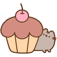 Dessert Treat Yourself Sticker by Pusheen