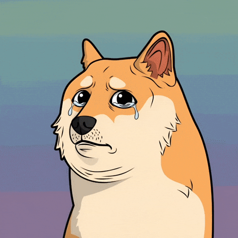 Sad Shiba Inu GIF by Doge Pound