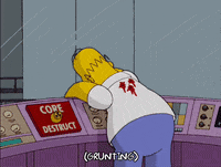 homer simpson shot GIF