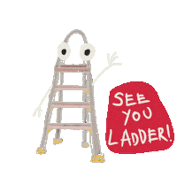 BuildBuilt waving see you see you later cya Sticker