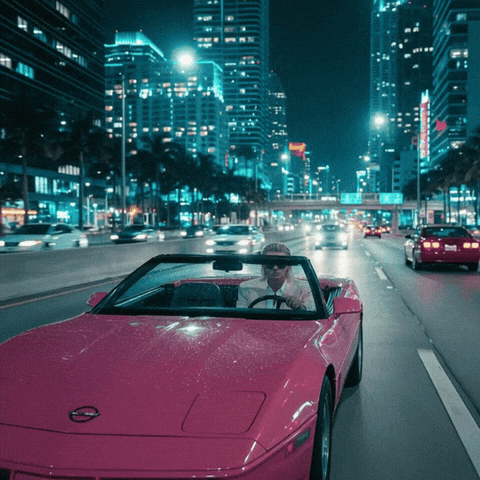 Grand Theft Auto Pink GIF by Jukebox Saints