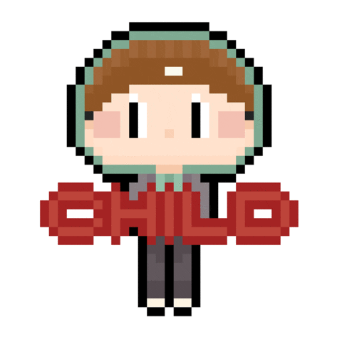 hyggeish pixel nct child cutie Sticker