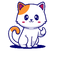 Cat Heart Sticker by Fosferpet