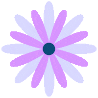 indigocan flower daisy indigocan daisyflower Sticker