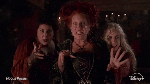 Hocus Pocus Sanderson Sisters GIF by Disney+