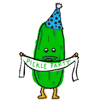 Dill Pickle Pickles Sticker by Bitchin' Sauce