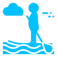 Stand Up Paddle Sup Sticker by Stand Up Friend