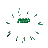 Feed The Beast Sticker by Japang